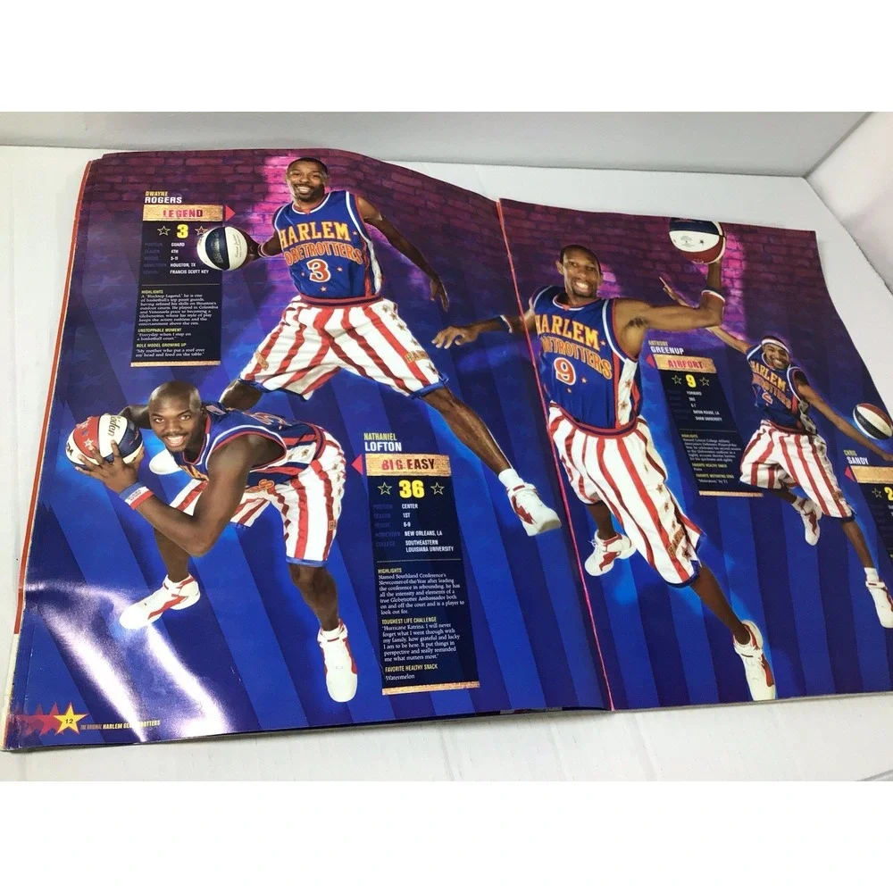Harlem Globetrotters 2006 World Tour Program Unstoppable